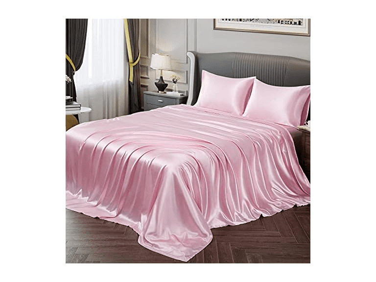 Full Size Silky Soft Satin Bed Sheets - Image 1