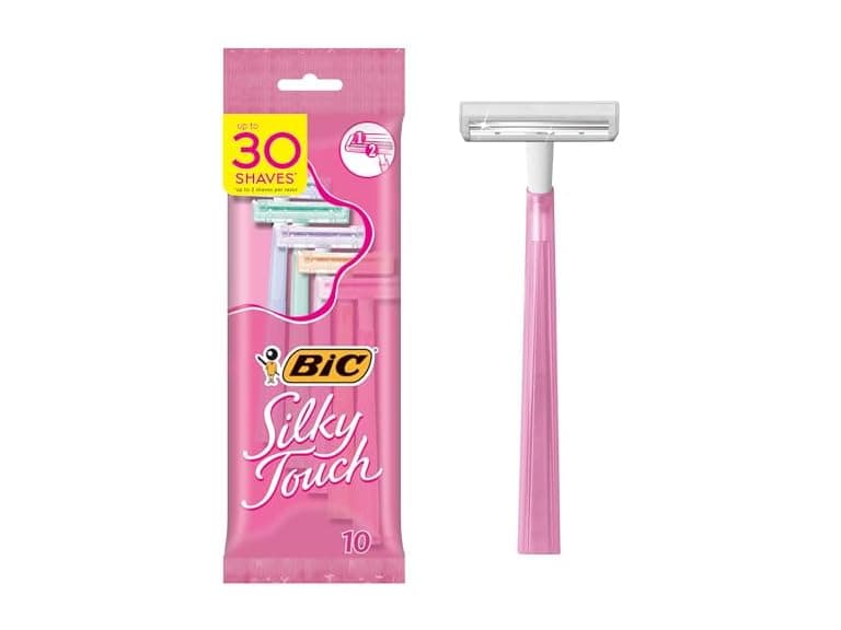 BIC Silky Touch Women's Disposable Razors, With 2 Blades - Image 1