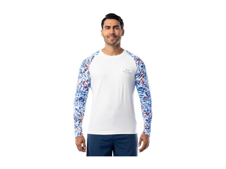 Realtree Men Long Sleeve Performance Fishing Shirt - Image 1