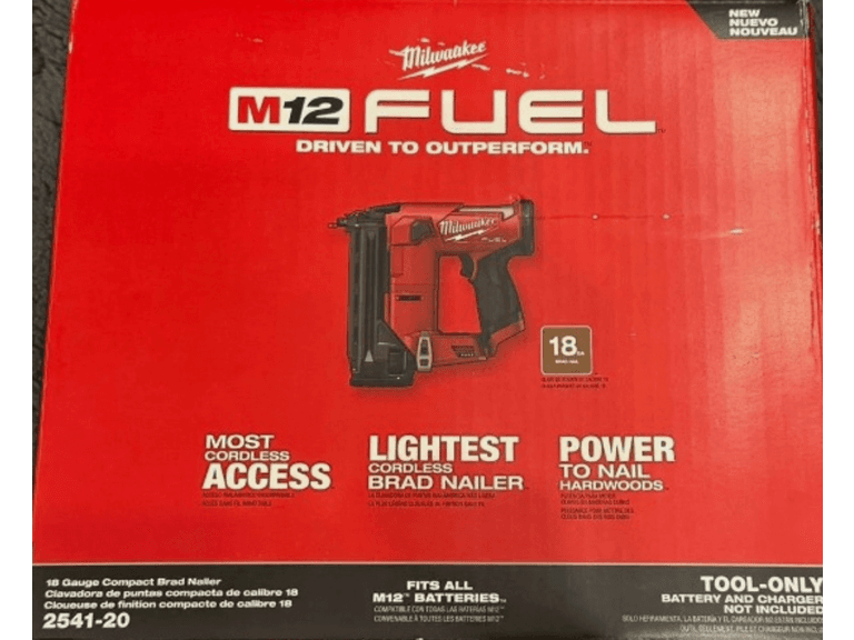 Milwaukee 2541-20 M12 Fuel 12V 18GA Brad Nailer - Image 1