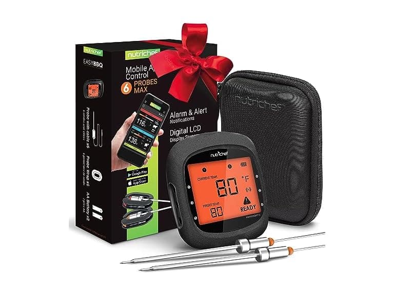 Nutrichef BH-811 Smart Bluetooth BBQ Thermometer