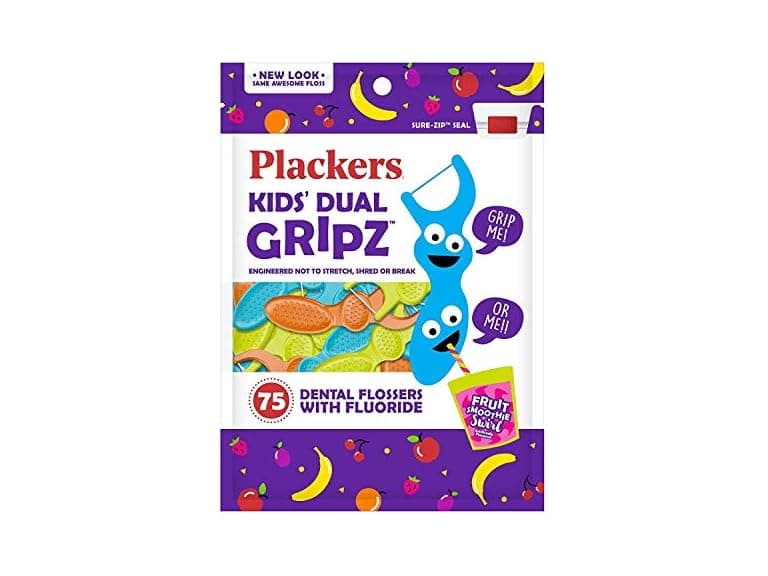 Plackers Flossers for Kids, 75-Count - Image 1