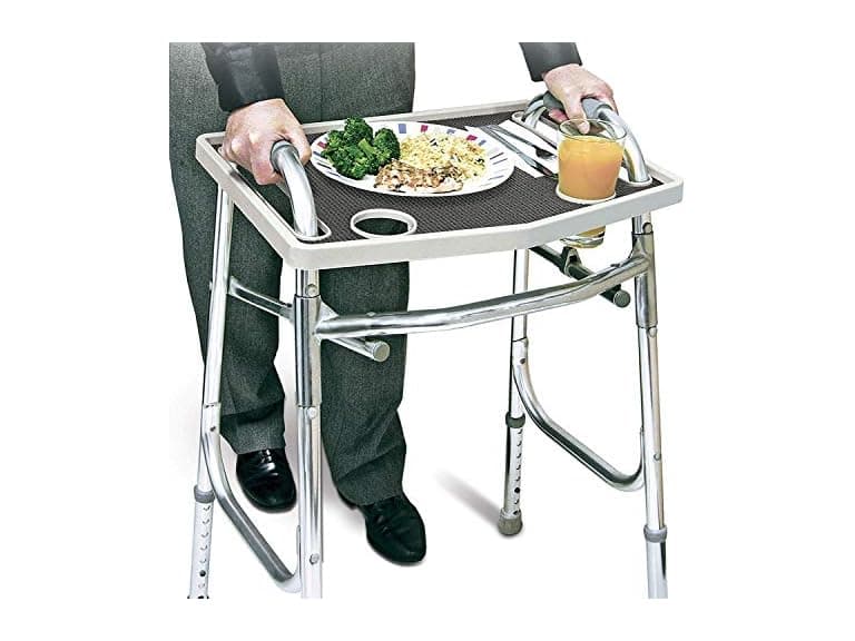 North American Wellness Walker Tray with Non-Slip Grip Mat - Image 1