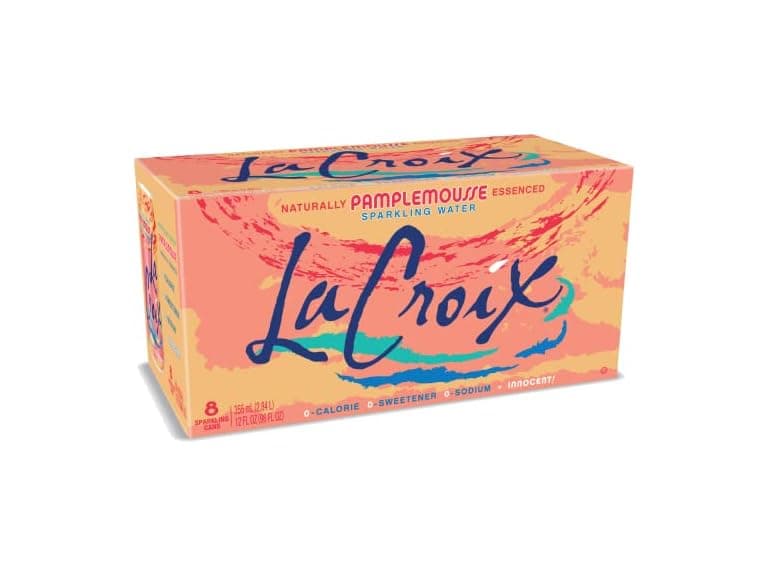 8PK La Croix, Sparkling Water, Grapefruit - Image 1