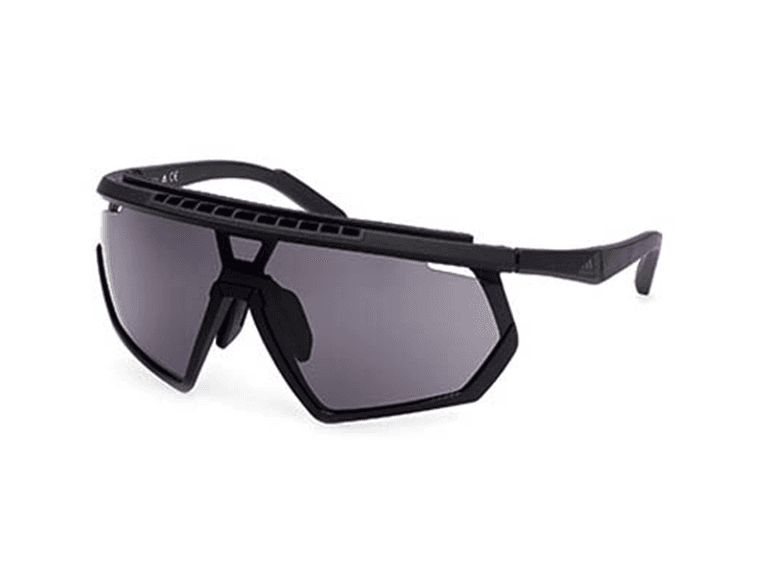 Adidas Unisex SP0029S02A Sunglasses Matte Black Shield - Image 1