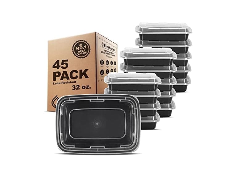 Freshware Meal Prep Containers [45 Pack] - Image 1