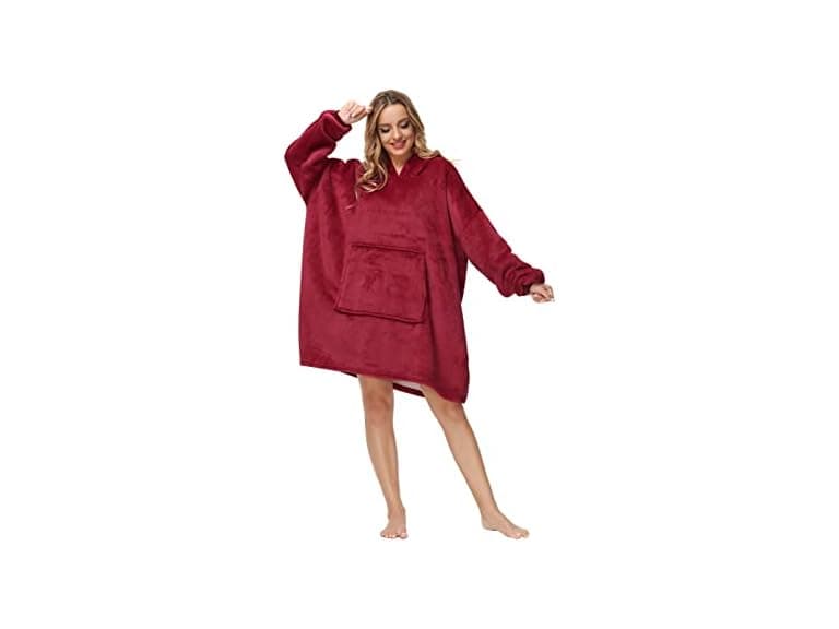 Trrsin Blanket Hoodie,Oversized Blanket Sweater - Image 1