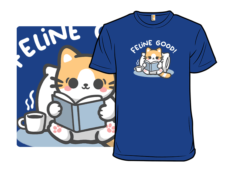 Feline Good Book Lover