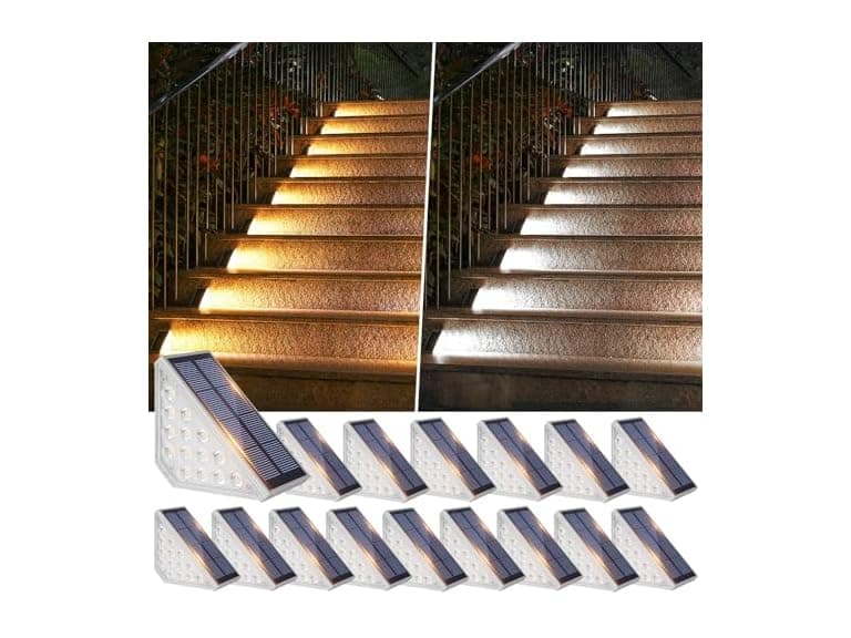 Bosceos 12-Pack Solar Step Lights - Image 1