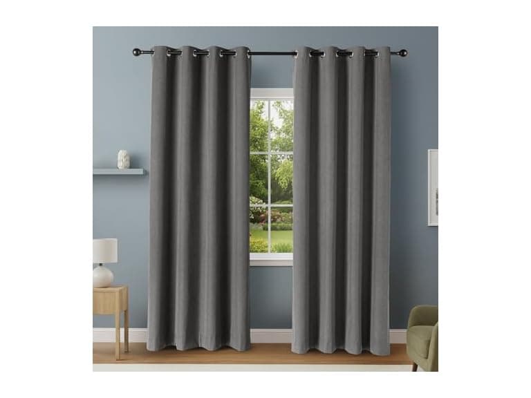 Amazon Basics 100% Blackout Curtains - Image 1