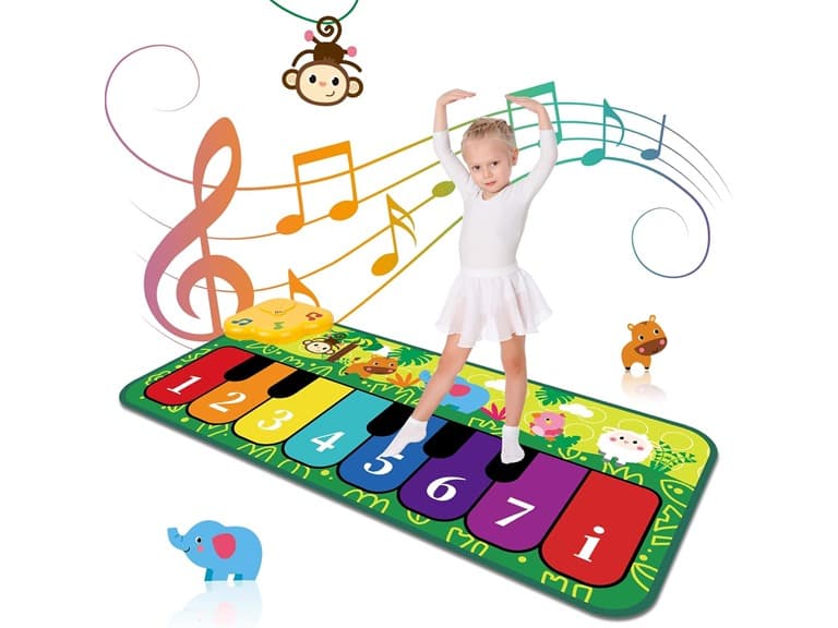 Kids Piano Mat 5 Animal Sounds & Music - Image 1