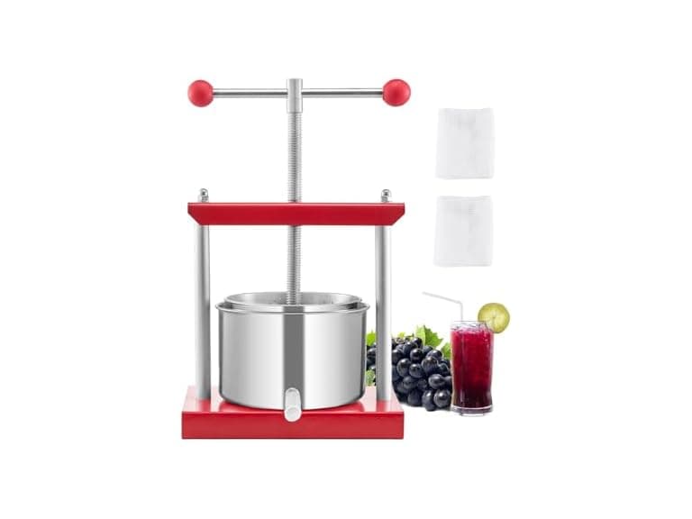Fruit Wine Press, 0.88 Gallon/3.36L, 2 Stainless - Image 1