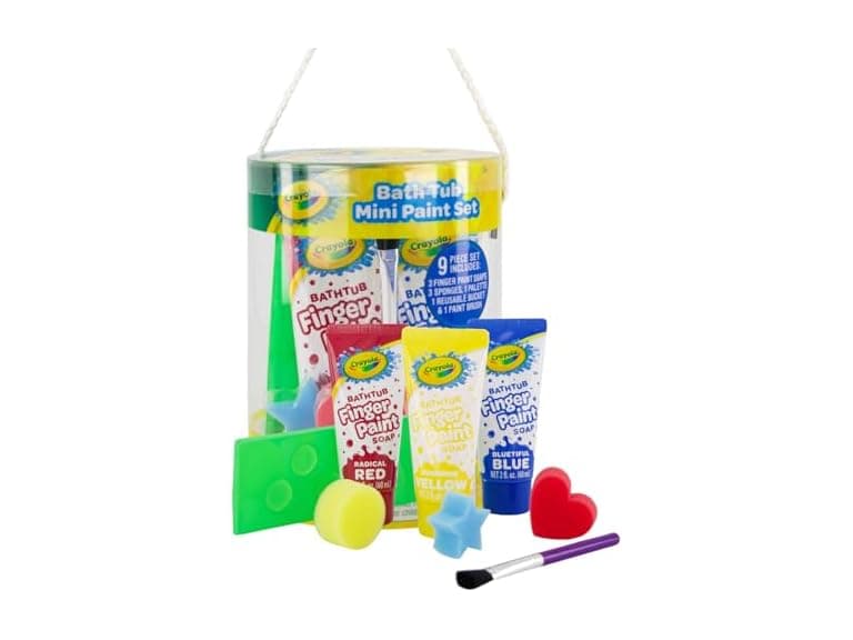 Crayola Bath Tub Mini Paint Set 9 Piece - Image 1