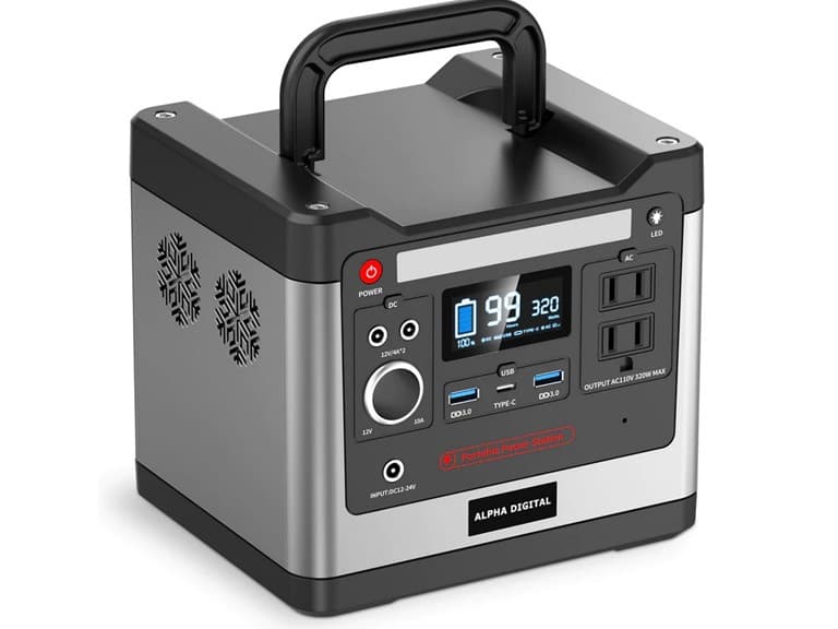 ALPHA DIGITAL 320W Outdoor Portable Power Station - Image 1