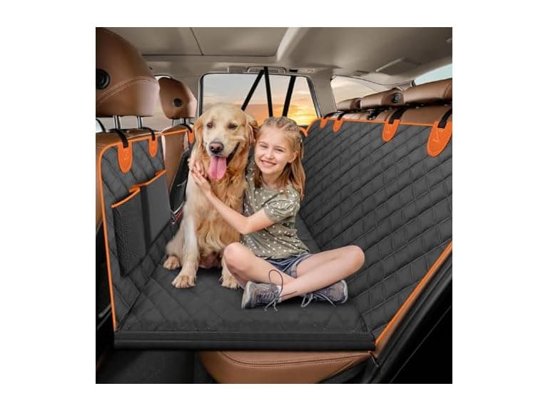 Back Seat Extender & Dog Car Seat Cover - Image 1