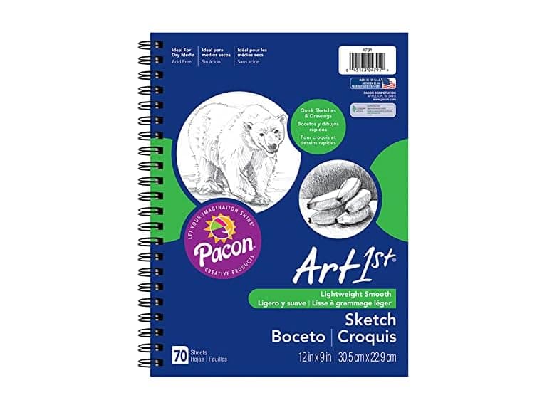 UCreate Artist Sketch Diary, 12x9" - Image 1