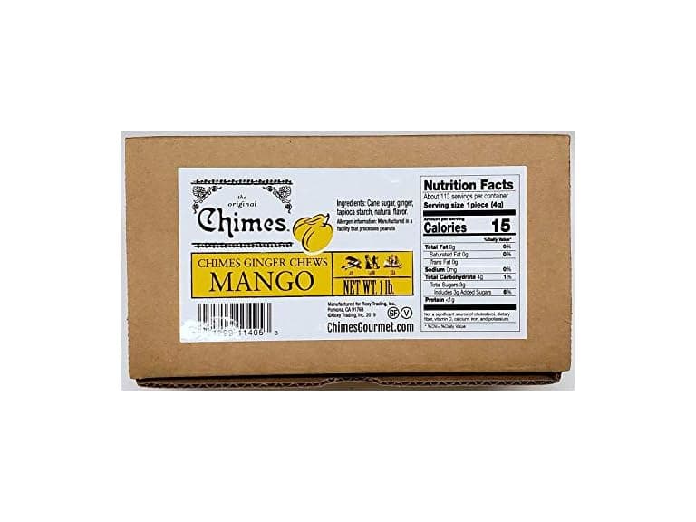 Chimes Mango Ginger Chews, 16 Ounce - Image 1
