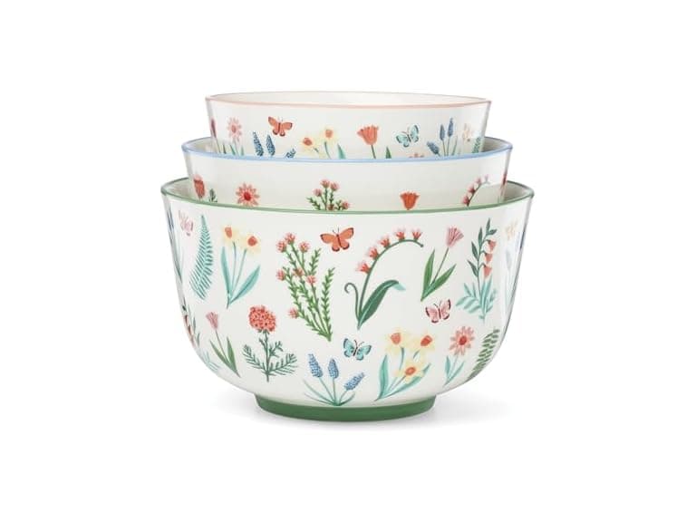 Oneida Serveware, First Blooms Nesting Bowls Set Of 3 - Image 1