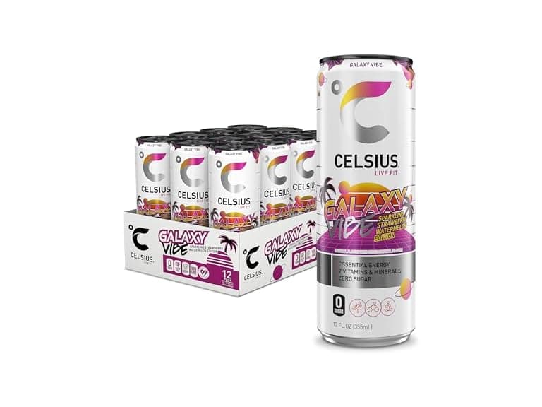 CELSIUS GALAXY VIBE Sparkling Strawberry Watermelon - Image 1