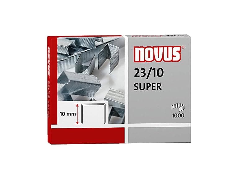Novus 23/10 Super Staples (Box of 1000) - Image 1