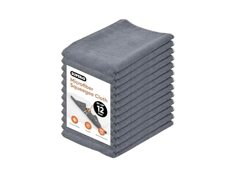 Superio Microfiber Squeegee XL Mopping Cloths - Image 1