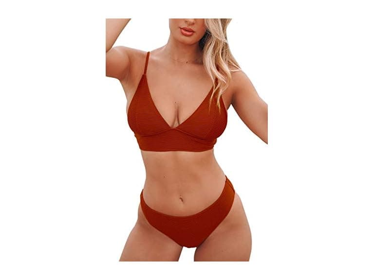 CUPSHE Two Piece Triangle Swimsuit - Image 1