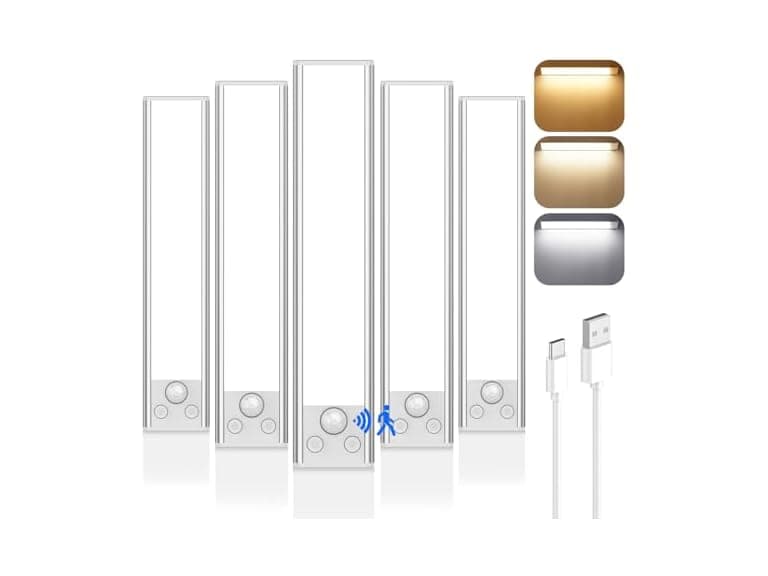 (5 Pk) VerRon Motion Sensor Under Cabinet Lighting - Image 1