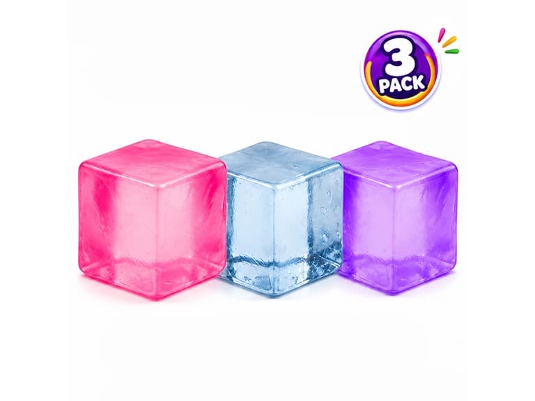 Twilight Squishy Sensory Toys Ice Cube, 3PK - Image 1