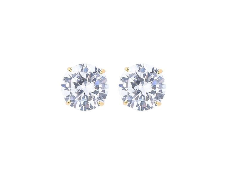 3.00 CTTW Round Stud Earring - Image 1