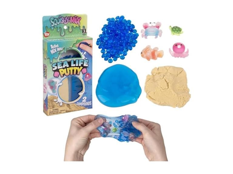 Rhode Island Novelty Squishy-Mix Sea Life Putty - Image 1