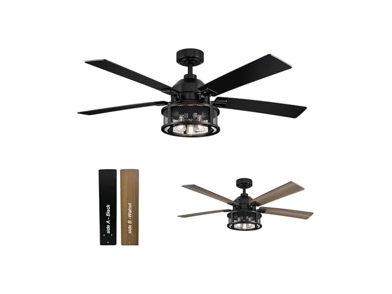 Parrot Uncle F6318110V 52" Ceiling Fan with Lights - Image 1