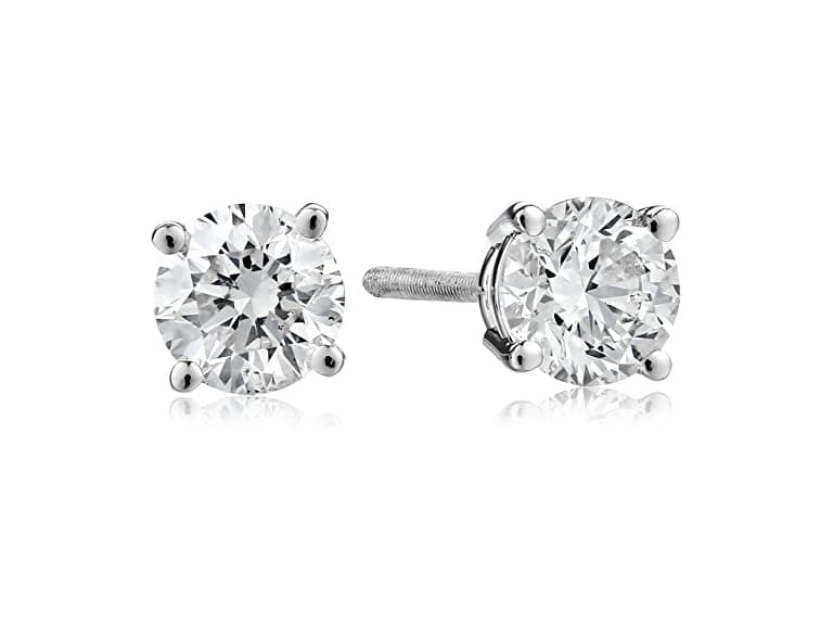 Amazon Essentials Women IGI-Certified 18k Studs - Image 1