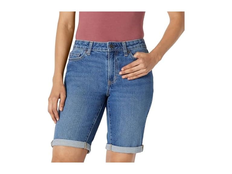 Amazon Essentials Womens Bermuda Jean Short - Image 1
