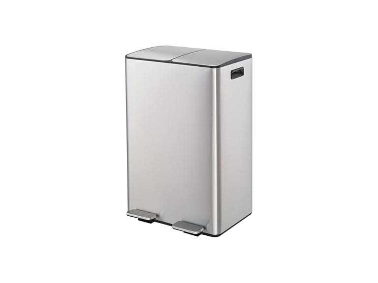 Casa Andrea Milano 15-Gallon Compartment Recycling Trash Can - Image 1