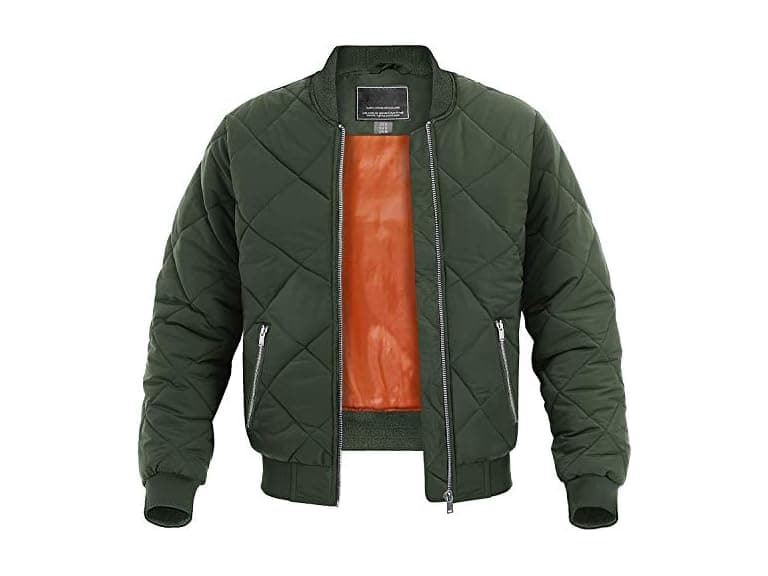 Lacsinmo Men (L) Jackets Thicken Varsity Jacket - Image 1