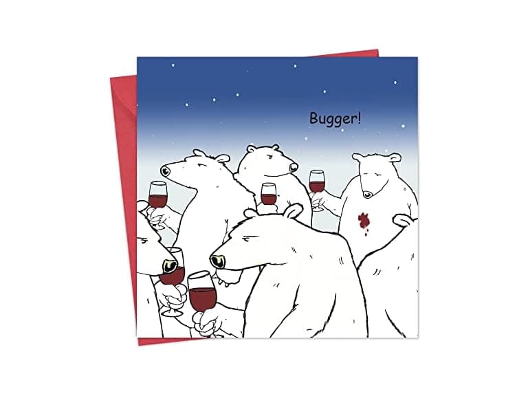 Twizler Funny Card with Polar Bear  - Image 1