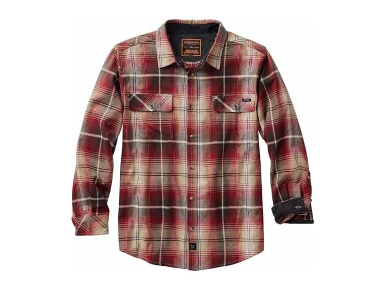 Legendary Whitetails Mens Plaid Flannel Shirt - Image 1