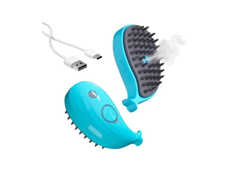 PMPACKS Cat Steam Brush for Shedding Pets - Image 1