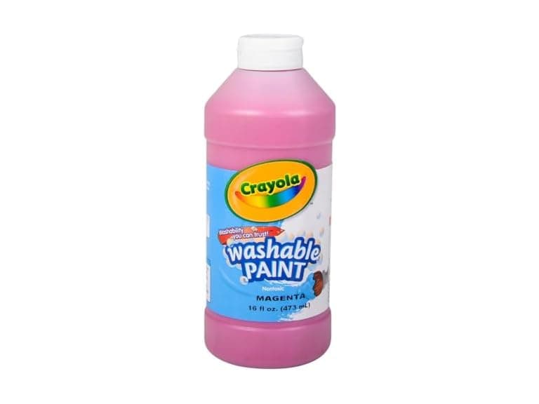 Crayola Washable Paint, Magenta, 16 Oz Bottle - Image 1