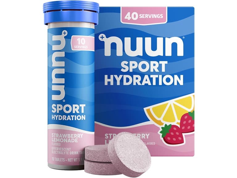 10-PK Nuun Sport Electrolyte Tabs, Strawberry Lemonade - Image 1