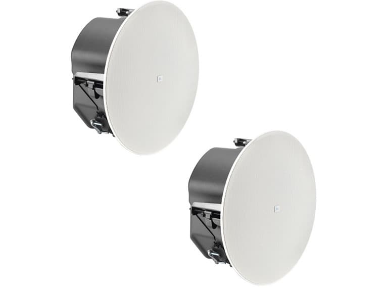 (NEW) (PAIR) JBL Professional JBL-Control 447LP 6.5", Two-Way, Coaxial, Low Profile, 75 Watt, in-Ceiling Speakers - Image 1