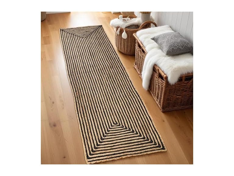 Superior Braided Dyed Jute Handwoven Indoor Rug - Image 1