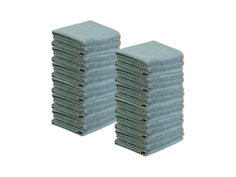 36-pk Superio Grey Microfiber Cleaning Cloth - Image 1