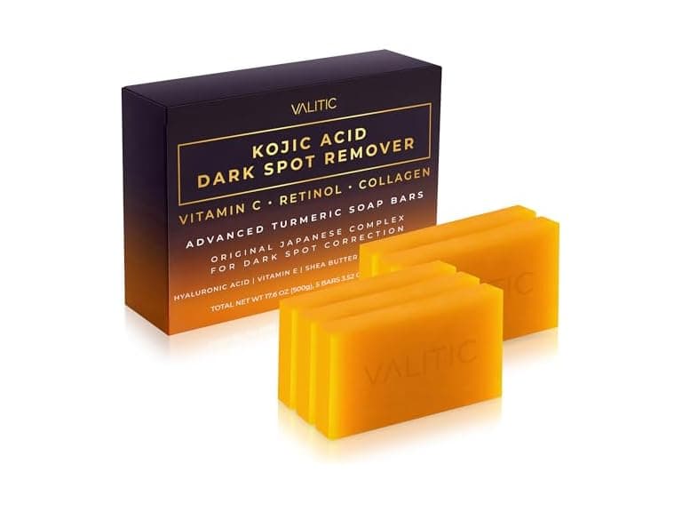 Valitic Kojic Acid Dark Spot Remover Soap 5 Pack - Image 1