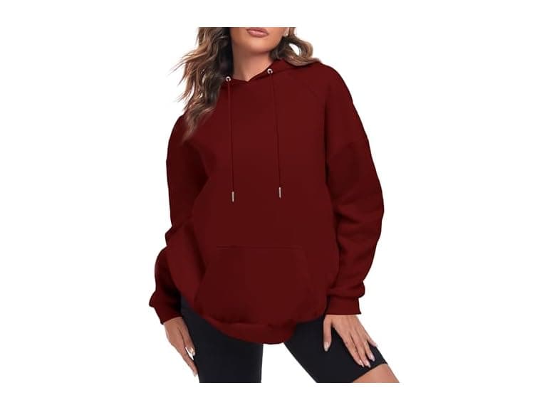 Fkeep Women Oversize Hoodies Fleece Crewneck Tops - Image 1