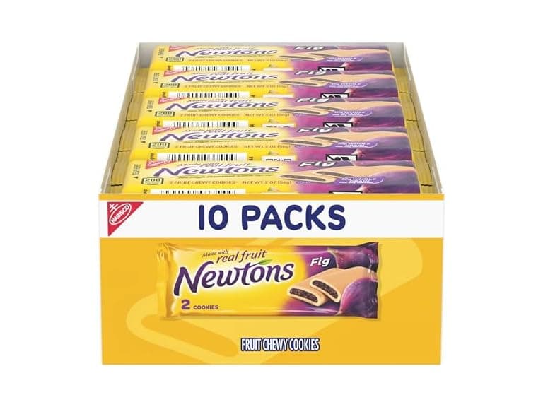 Newtons Fig Bars, 10 Snack Packs - Image 1