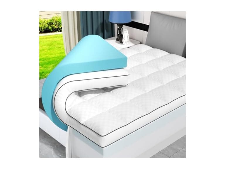 Dual Layer Memory Foam Mattress Topper - Image 1
