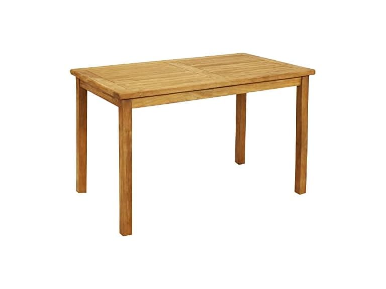 Sunnydaze Solid Teak Outdoor Dining Table - Image 1