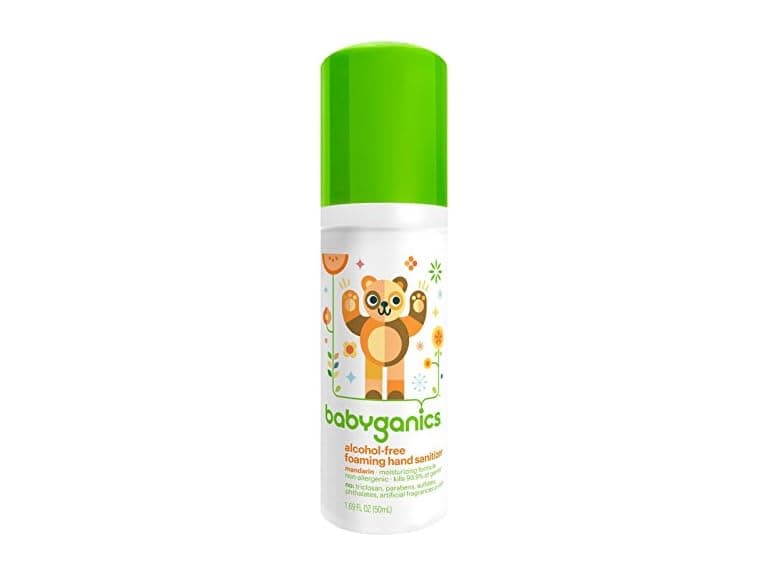 Babyganics Foaming Hand Sanitizer 1.69oz - Image 1