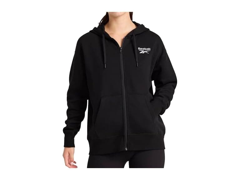 Reebok Womens Embroidery FullZip Hoodie - Image 1